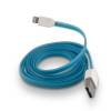 USB Cable Silicone  iPhone 5 / 5s / 6 blue